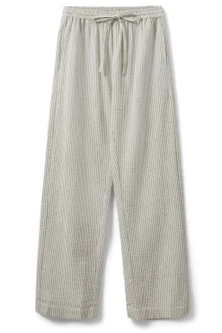 ABIGAILESW TROUSERS 0146 Antique White w Black SNOS580