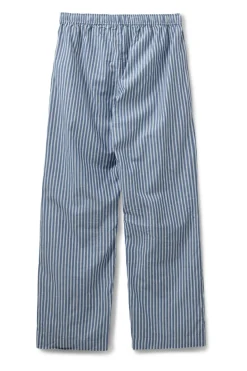 ABIGAILESW TROUSERS 5092 Blue striped SNOS585