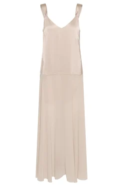 AdelynIW Dress w Cape Dusty Blush