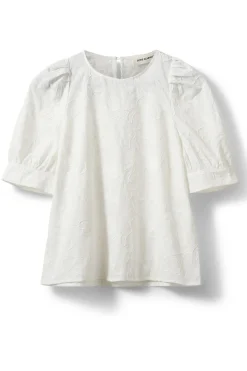AHLIASW PUFF SLEEVE BLOUSE 0100 White S261395