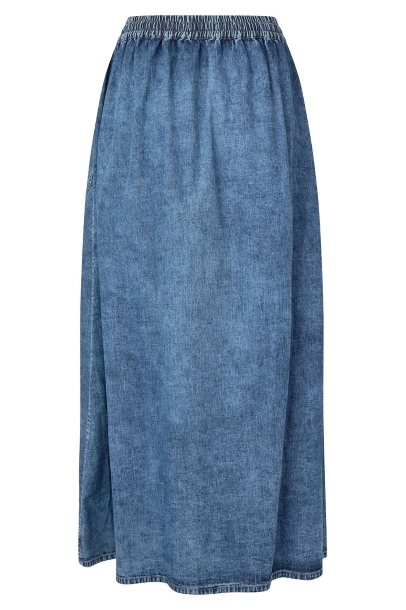 AkaneLL Maxi Skirt 100 Washed Denim 254202002