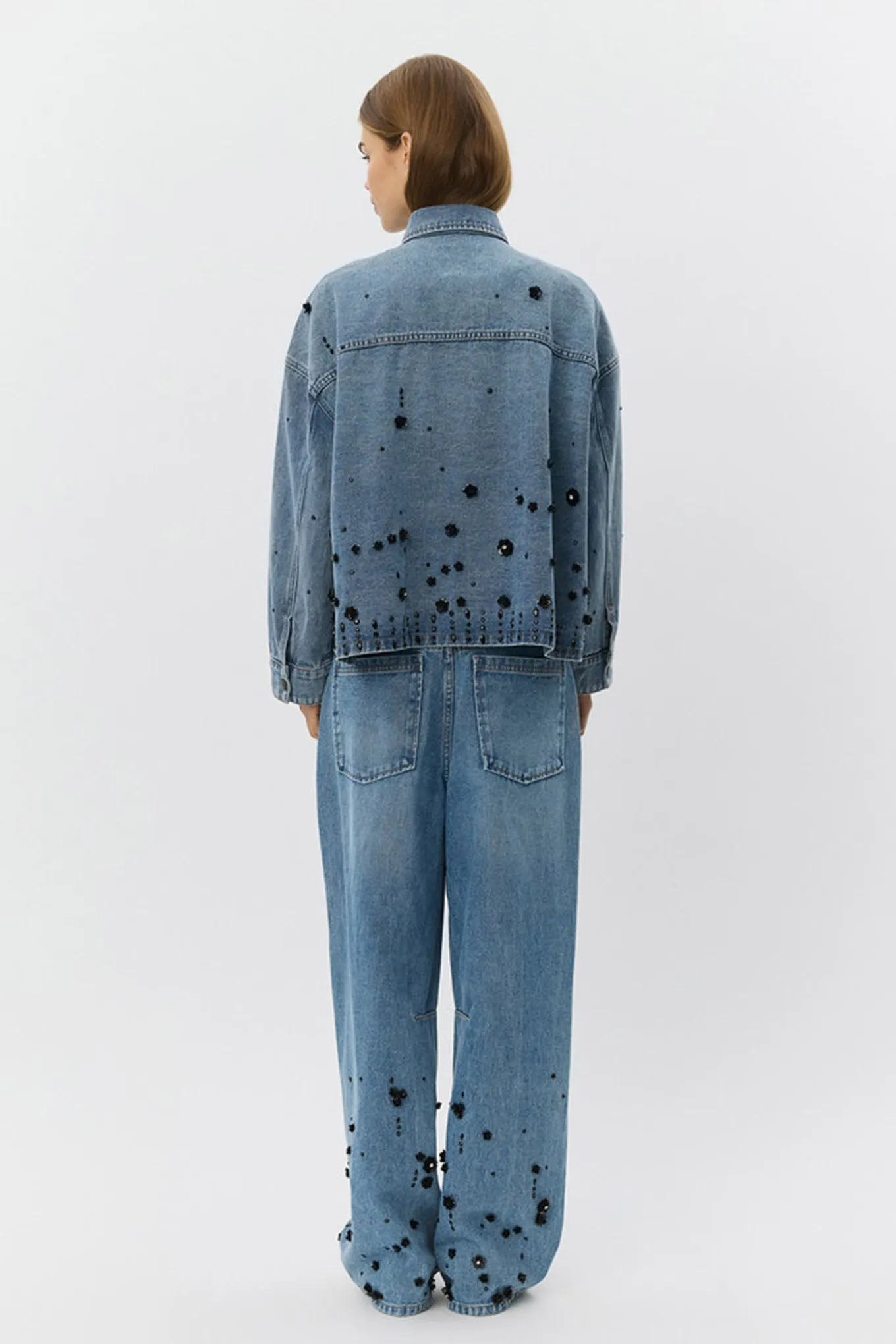 AMAYASW BOXY DENIM JACKET 5002 Denim blue S261320