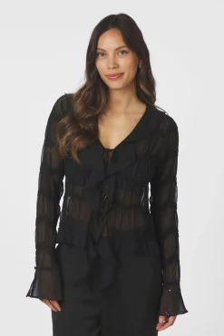 Anika Crepe Chiffon Black 167042