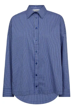 AnizaCC Oversize Slit Shirt 76New Blue 45016