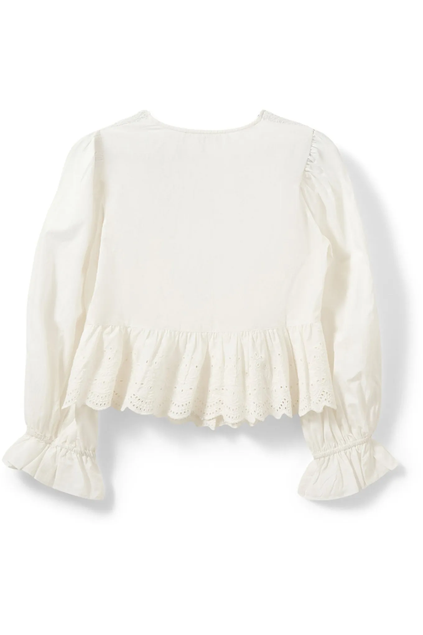 ARIASW BRODERIE ANGLAISE SHIRT 0103 Off white S261185