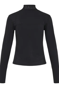 BAFORMA LS ZIPBLOUSE Black 193911 50405369