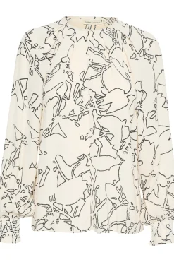BaitiIW Blouse Noncolor Silhuette Lines 30109420