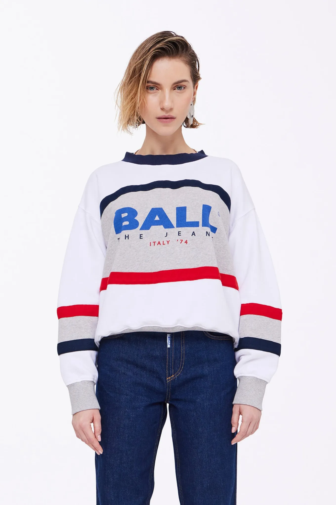 BALUCA SWEAT Medium Grey Melange 50405044