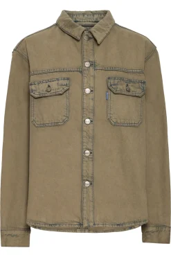 BAPIETRO OZ DENIM SHIRT Petrified Oak 50405308