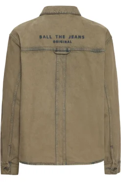 BAPIETRO OZ DENIM SHIRT Petrified Oak 50405308