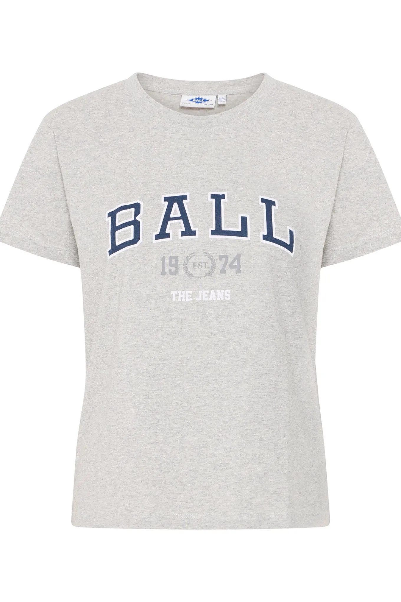 BASATINO TSHIRT Medium Grey Melange 50405153