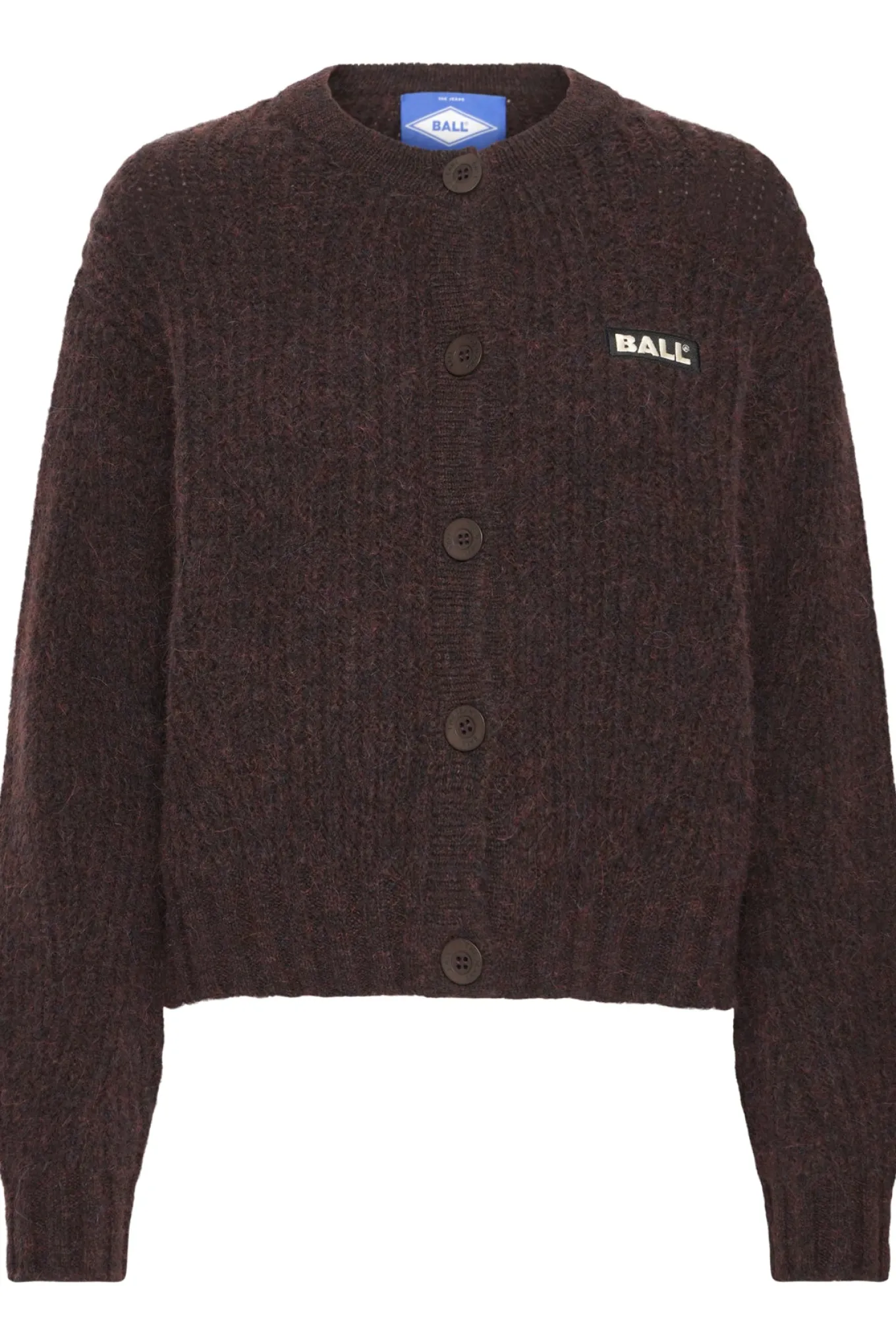 BASTACY RIB CARDIGAN Coffee Bean 50405351