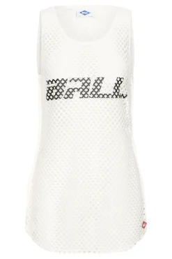 BAVALIENZO MESH TANKTOP Blanc de Blanc 50405304