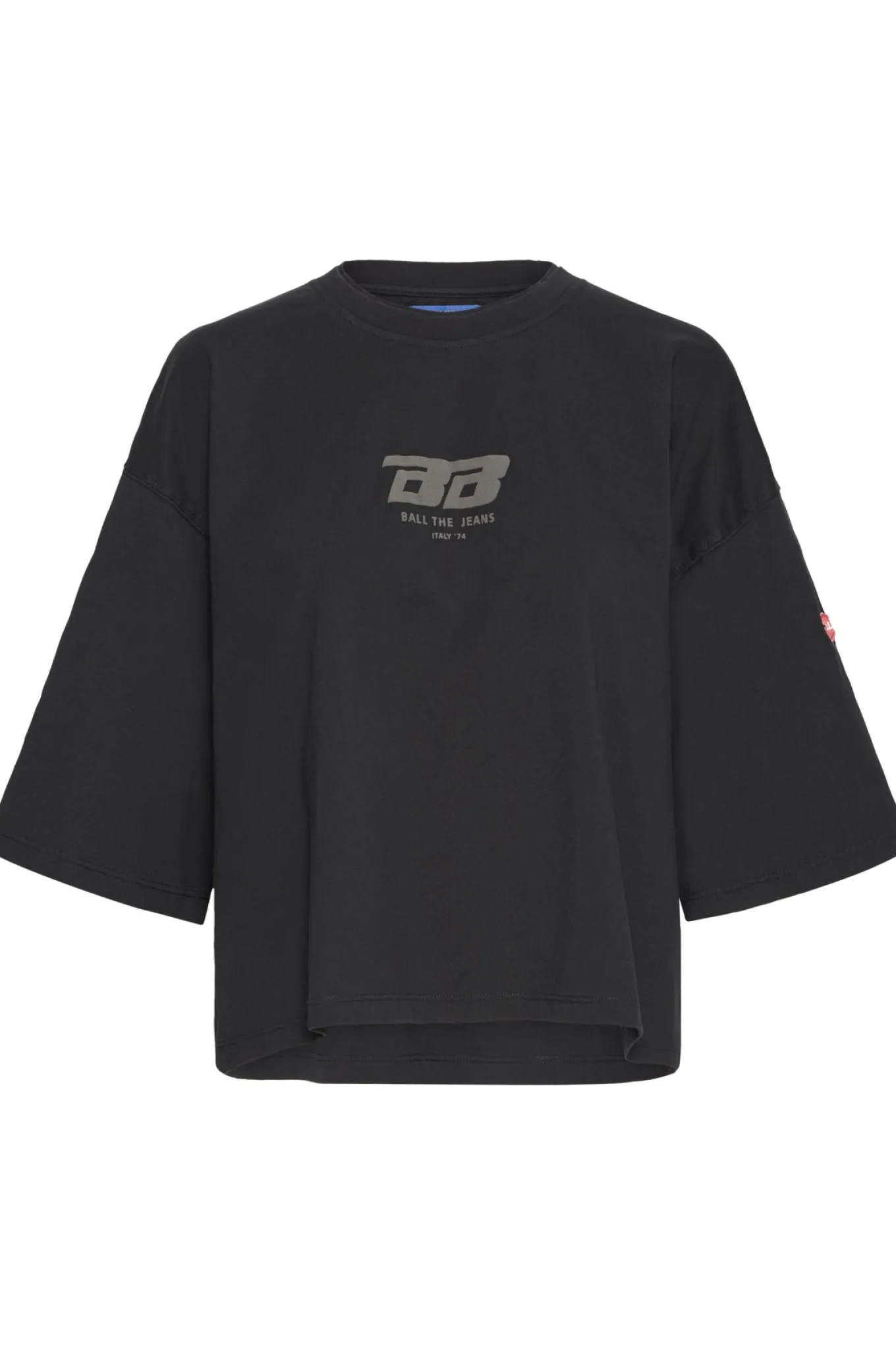 BAVIOLA CROPPED OZ TEE Black 50405332