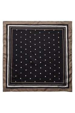 BETTYSW SCARF 8051 Dark Grey Striped S261900