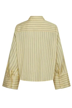 BlaineCC Bell Sleeve Shirt 171PaleYellow 45054