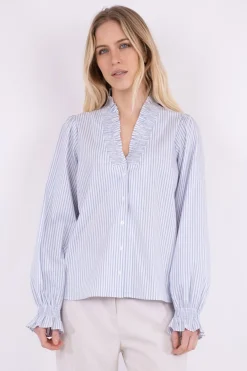 Brielle stripe White / light blue 159701