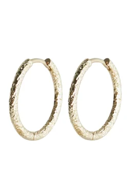 BRUSHED HOOP 20MM TILBEHØR GULD BRUSHED HOOP 20MM