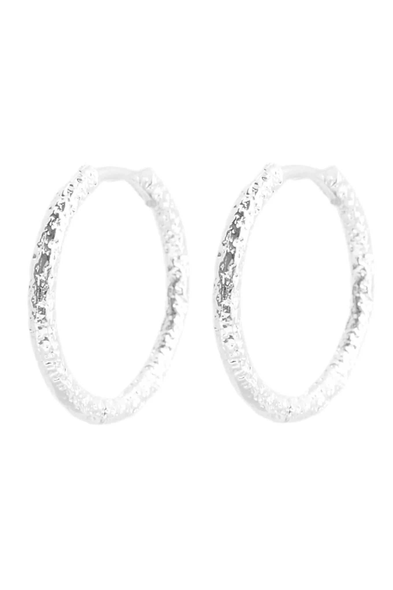BRUSHED HOOP 20MM TILBEHØR SØLV BRUSHED HOOP 20MM
