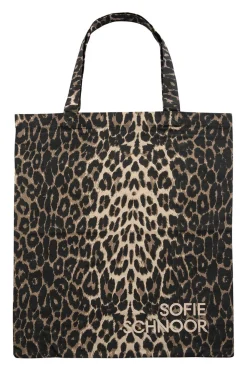 CARLASW TOTE BAG 9086 Light brown leopard