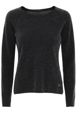 cashmere pullover Dark grey melange