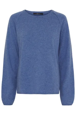 cashmere pullover Royal Blue Melange 50068
