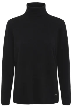 Cashmere Turtle Neck Pullover Black 50107