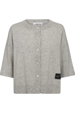 Cash SS Cardigan Pearl Melange HL10220