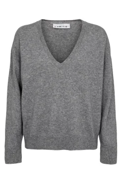 Cash VNeck Light Grey Melange HL10196