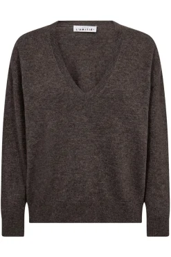 Cash VNeck Mocca Melange HL10196
