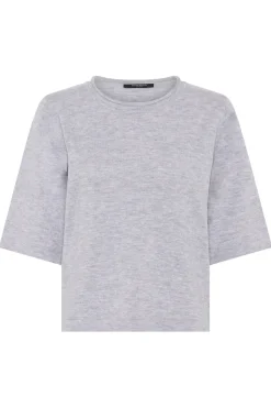 ChalinaBBAndra knit Light Grey Melange BBW4837