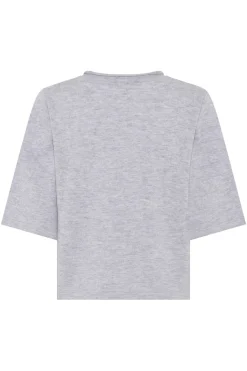 ChalinaBBAndra knit Light Grey Melange BBW4837