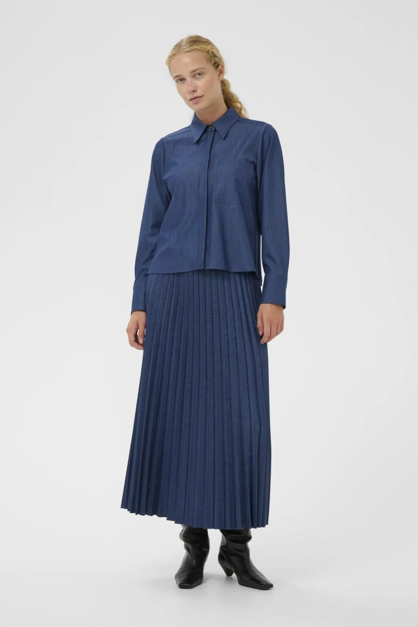 CHERRIEIW SKIRT Dark Denim 194118 30112200
