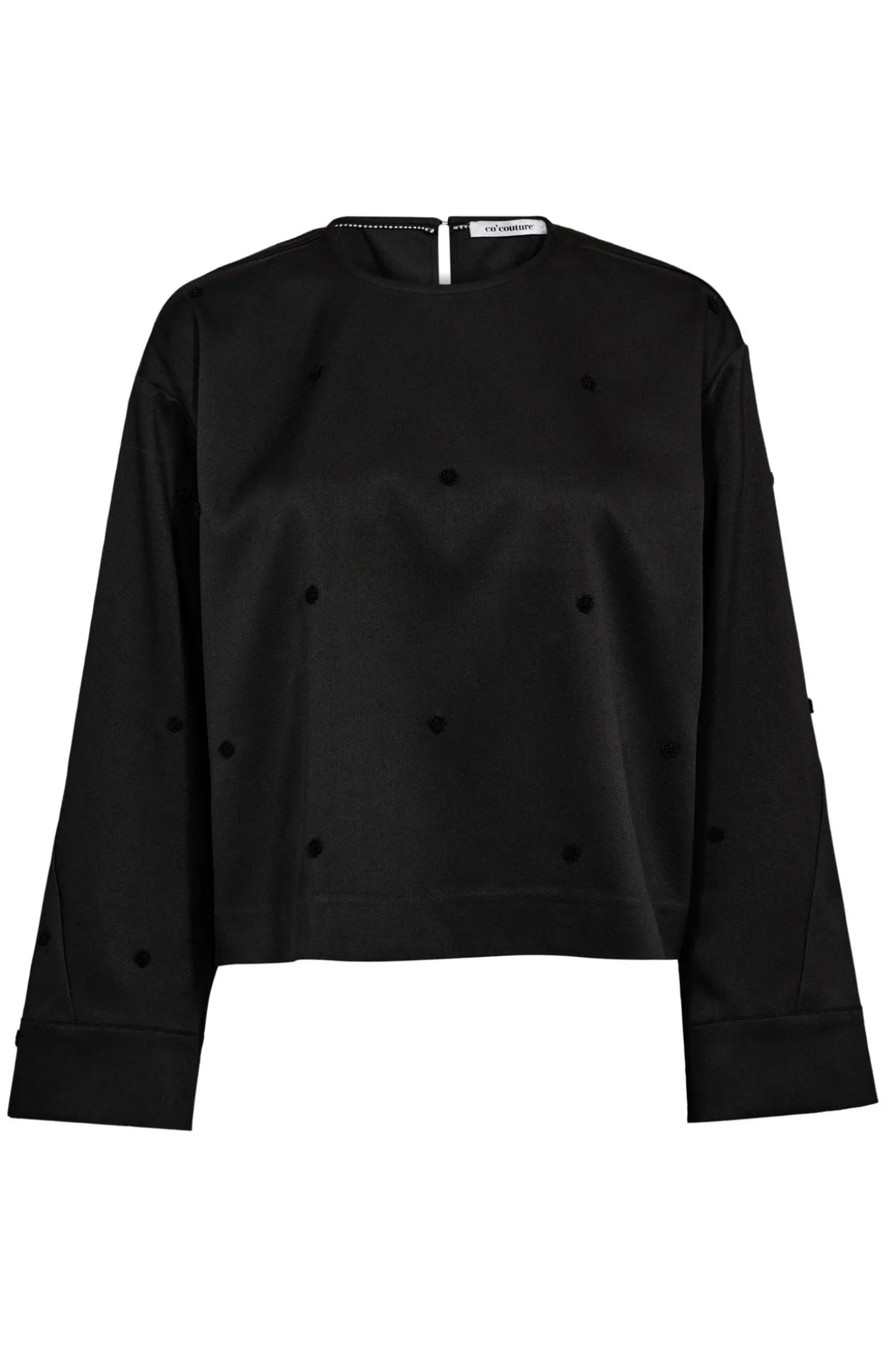 CloverCC Dot Blouse 96Black 35914