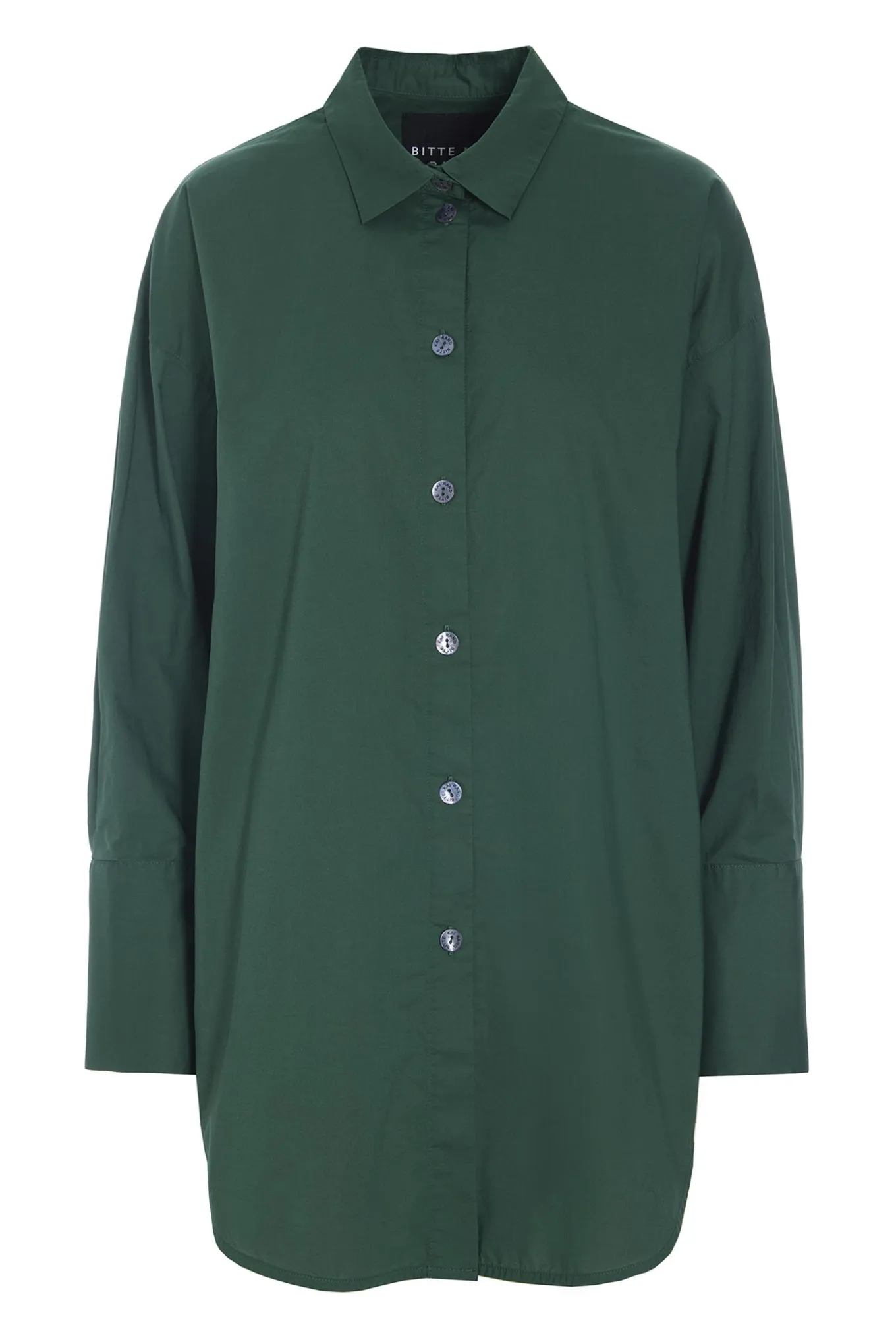 Core cotton stor skjorte DEEP GRASS GREEN 26122265329