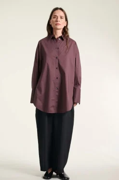 Core cotton stor skjorte RAISIN 26122265329