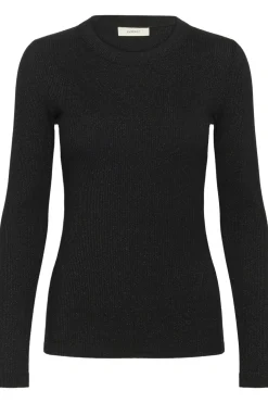 DagnaIW Lurex Tshirt LS Black Glitter 30111093