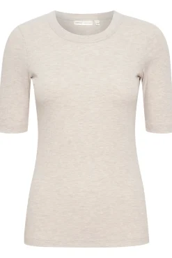 DagnaIW Melange TShirt ECRU 30106864