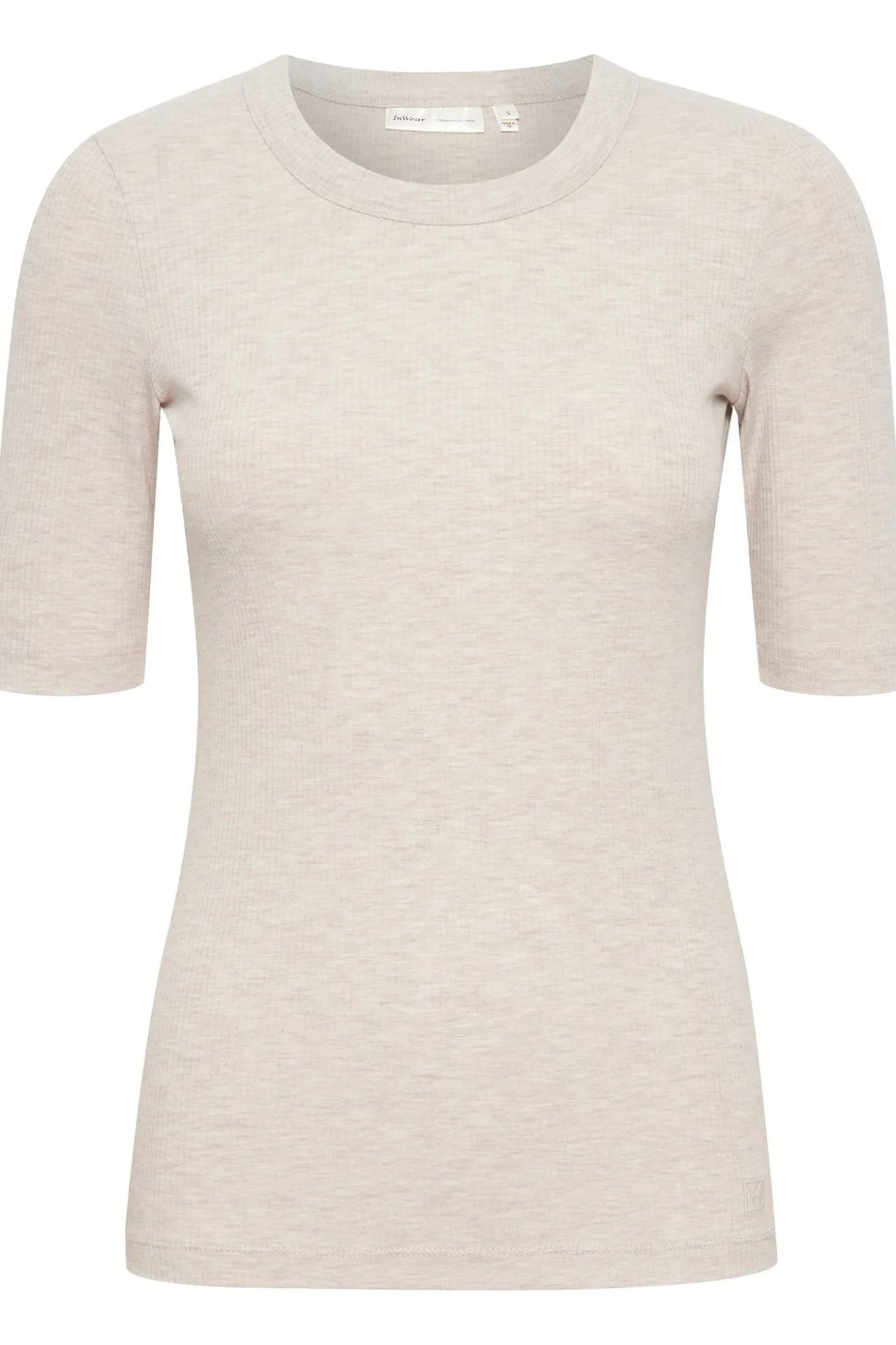 DagnaIW Melange TShirt ECRU 30106864
