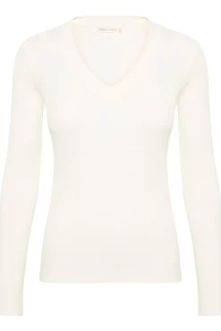 DagnaIW VNeck LS Whisper White 30109586