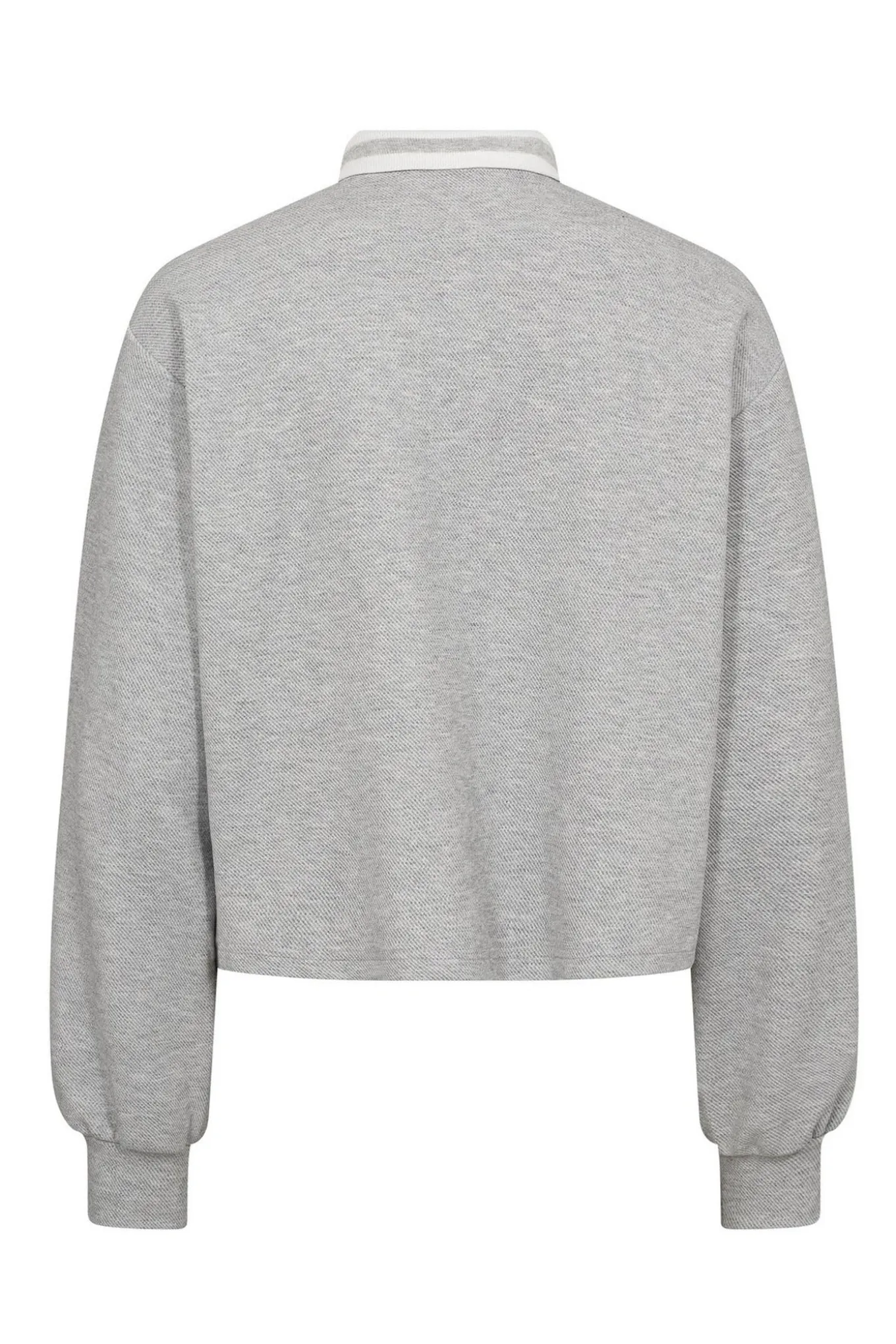 DengiCC Polo Crop Sweat 57Grey Melan 47009