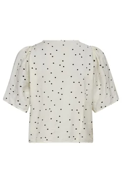 DiemCC Dot SS VShirt 1196OffWhiteB 45088