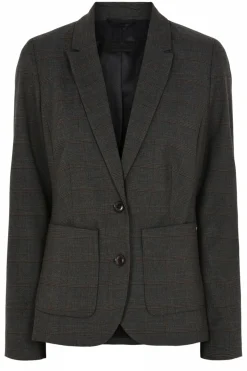 Ditte Blazer Brown check 3880/756