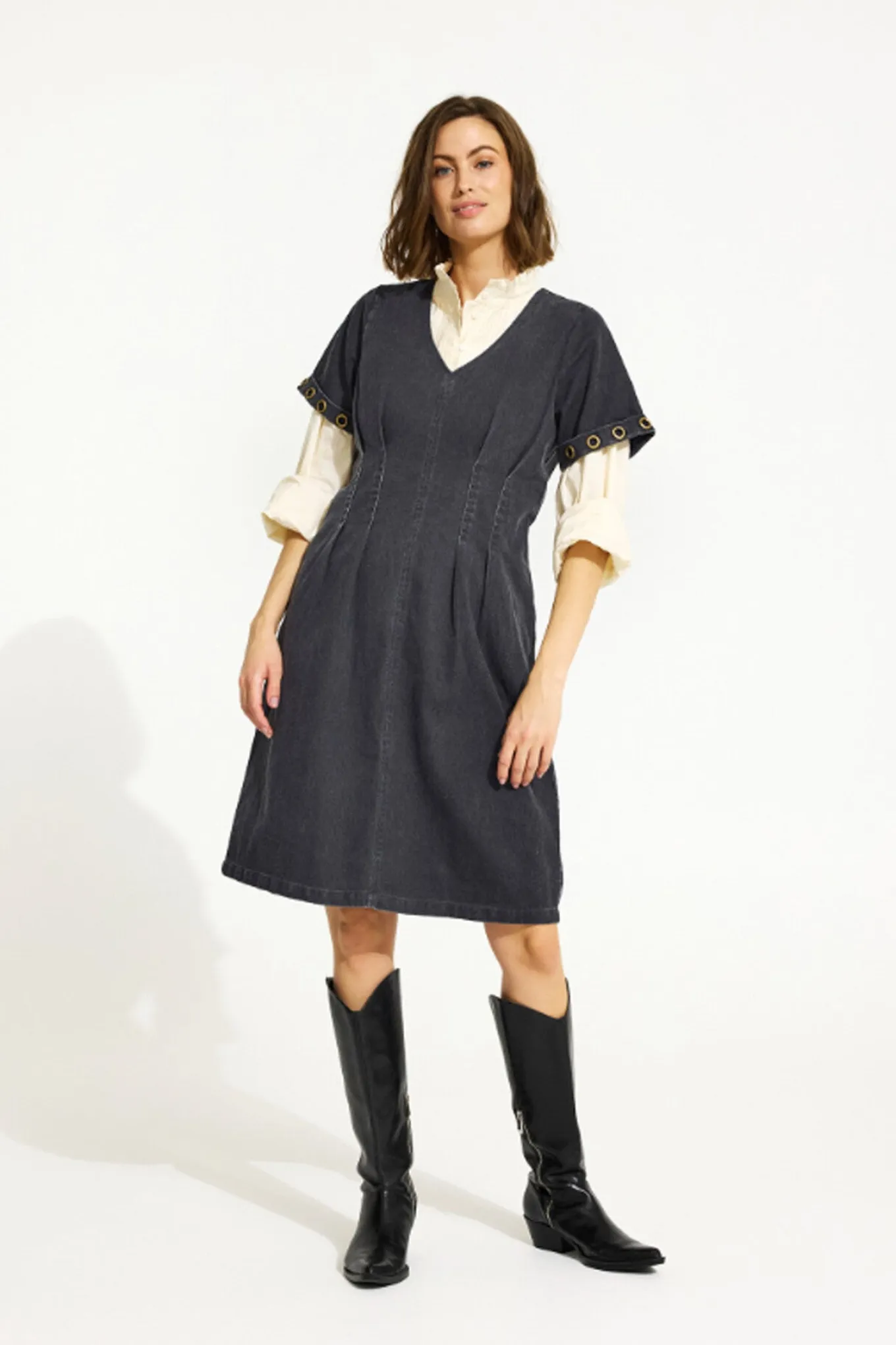 Eddy dress Grey 16529