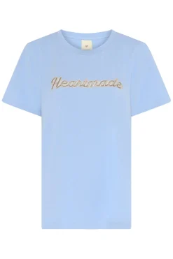 400 Efia logo tshirt 35 Dusty blue HM1166