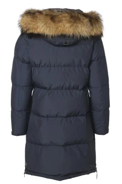 Elita with real fur Navy 2010500R