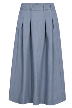EllyCC Pleat Skirt 586Dusty Blue 44043