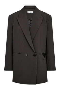 Emerald Oversize Triangle Blaz DARK GREY HL10463