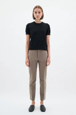 EmmyIW Slim Pant Sandy Grey 181304 30110606
