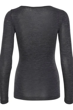 FangIW TShirt LS Granite Melange 30106096